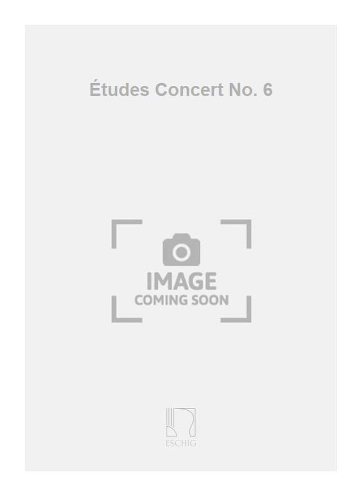 Etudes Concert N 6 Vla-Piano